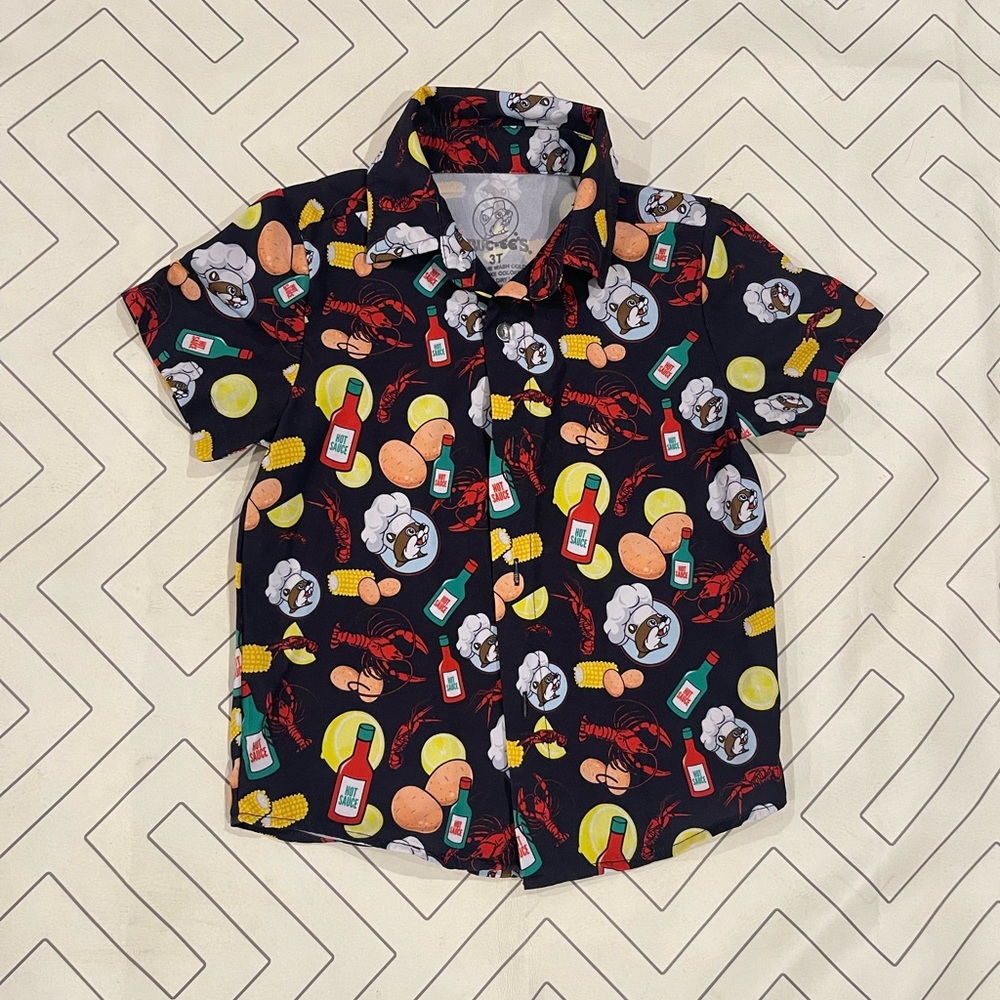 Bucee's Crawfish Boil Button Down Shirt